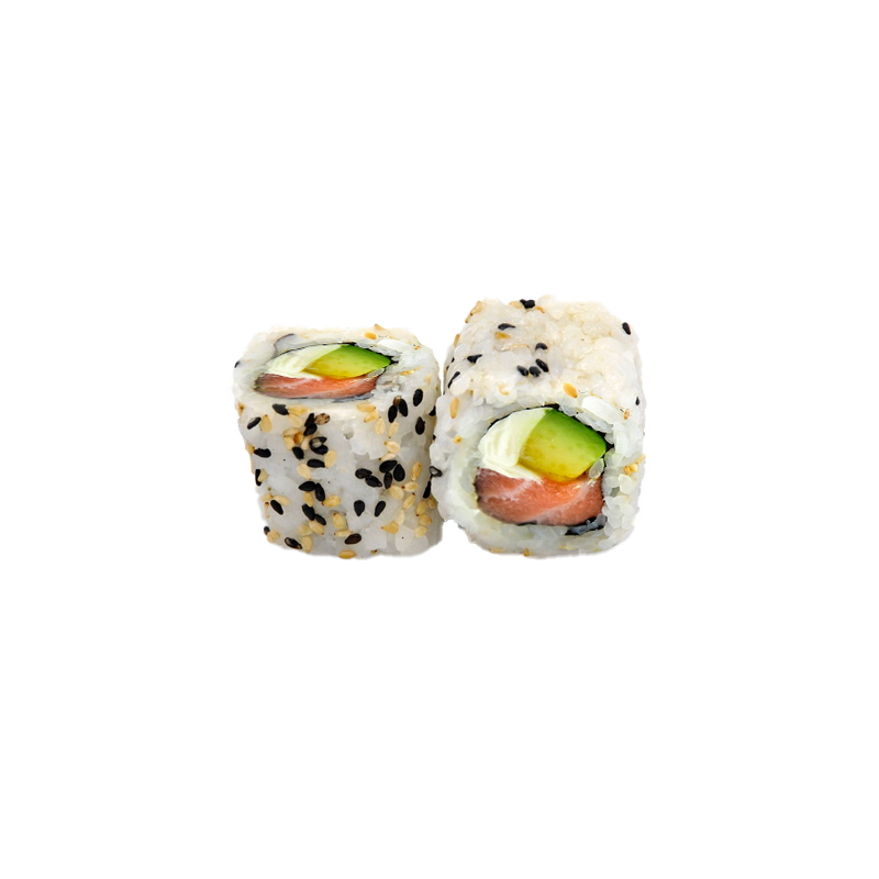 California Saumon cuit Avocat cheese